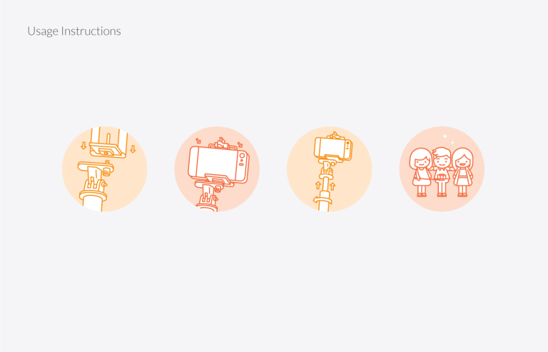 moment pod usage illustration instructions