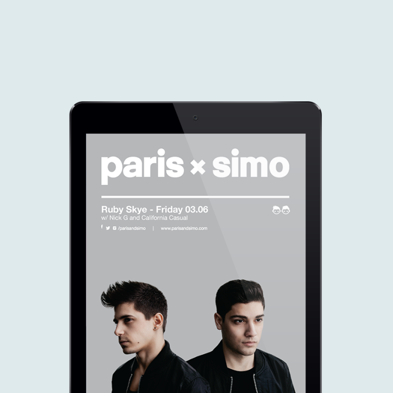 Paris and Simo Flyer