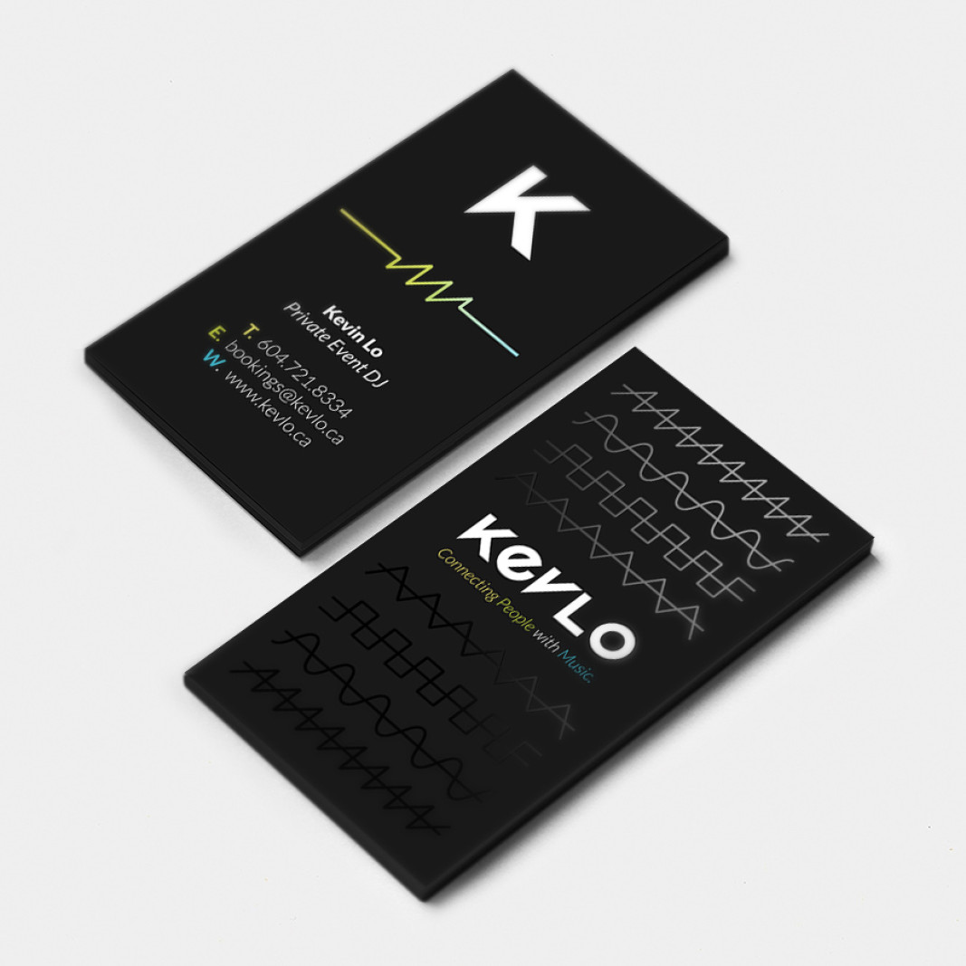 Dj Kevlo Business Card Design